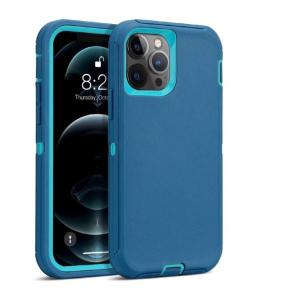 Triple Layer Protection Case & Belt Clip for Apple iPhone 12 Pro Max - Teal