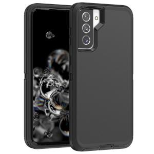 Triple Layer Protection Case & Belt Clip for Samsung Galaxy S21 FE 5G - Black