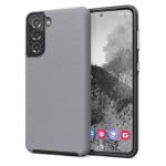 Triangle Shockproof Case with Anti Slip Grains for Samsung Galaxy S21 Plus 5G - Silver