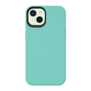 Triangle Shockproof Case with Anti Slip Grains for Apple iPhone 13 / 14 - Mint