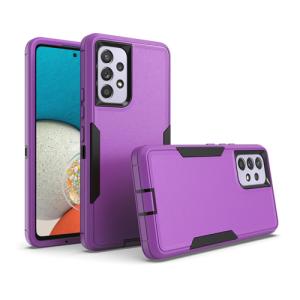 Dual Layer Shockproof Case for Samsung Galaxy A33 5G - Purple