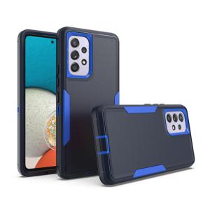 Dual Layer Shockproof Case for Samsung Galaxy A33 5G - Navy Blue