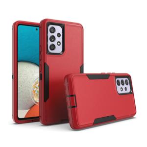 Dual Layer Shockproof Case for Samsung Galaxy A33 5G - Red