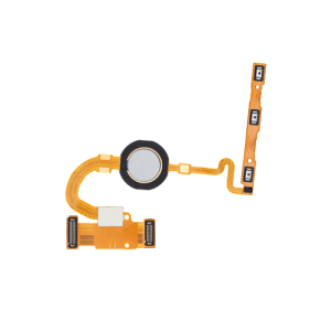 Fingerprint Scanner With Flex Cable Compatible Google Pixel 5 - White