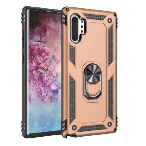 Armor Hybrid Military Case with Ring Kickstand for Samsung Galaxy Note 10 - Golden