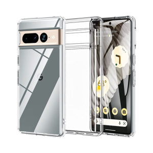 Hard TPU Bumper Transparent Case for Google Pixel 7 - Clear