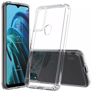 Hard TPU Bumper Transparent Case for TCL 30XE 5G - Clear