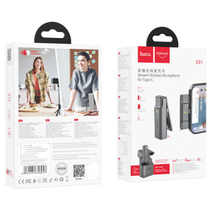 Hoco Microphone S31 Stream Wireless Mic for Type-C