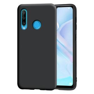 Slim Matte Soft TPU Case for Huawei P30 Lite - Black