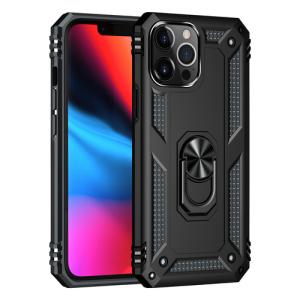 Armor Hybrid Military Case with Ring Kickstand for Apple iPhone 11 - Black