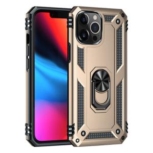 Armor Hybrid Military Case with Ring Kickstand for Apple iPhone 11 - Golden