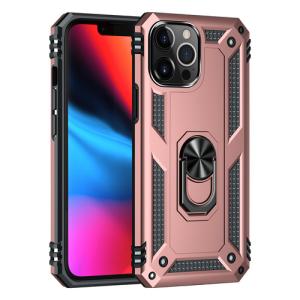 Armor Hybrid Military Case with Ring Kickstand for Apple iPhone 11 - Rose Golden