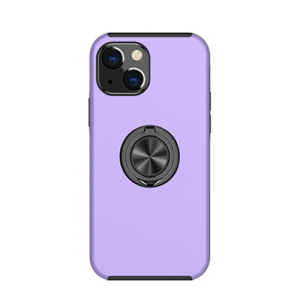 Hybrid Shock Absorbing Case with Kickstand for Apple iPhone 15 Plus / 14 Plus - Purple