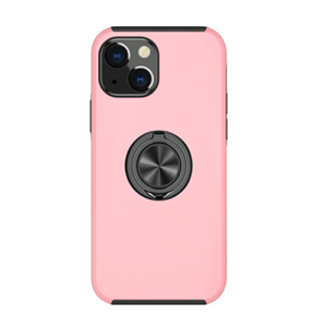 Hybrid Shock Absorbing Case with Kickstand for Apple iPhone 15 Plus / 14 Plus - Pink