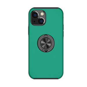 Hybrid Shock Absorbing Case with Kickstand for Apple iPhone 13 / 14 / 16e - Green