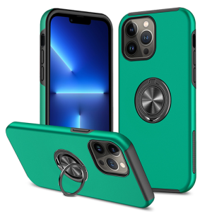 Hybrid Shock Absorbing Case with Kickstand for Apple iPhone 12 Pro - Green