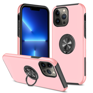 Hybrid Shock Absorbing Case with Kickstand for Apple iPhone 12 Pro - Pink