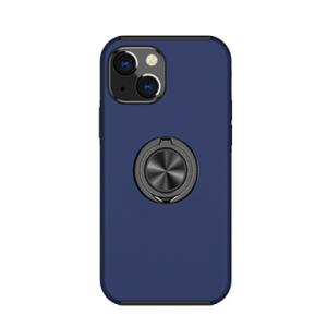 Hybrid Shock Absorbing Case with Kickstand for Apple iPhone 13 Mini - Navy Blue