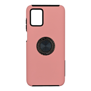 Hybrid Shock Absorbing Case with Kickstand for Moto G Power 5G (2023) - Pink