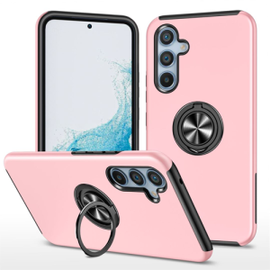 Hybrid Shock Absorbing Case with Kickstand for Samsung Galaxy A54 - Pink