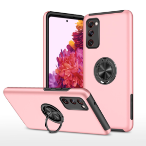 Hybrid Shock Absorbing Case with Kickstand for Samsung Galaxy S20 FE - Pink