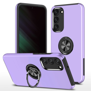 Hybrid Shock Absorbing Case with Kickstand for Samsung Galaxy S23 Plus - Purple
