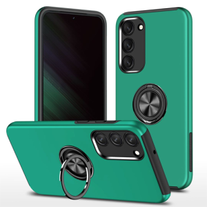Hybrid Shock Absorbing Case with Kickstand for Samsung Galaxy S23 Plus - Green