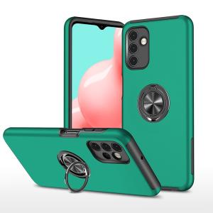 Hybrid Shock Absorbing Case with Kickstand for Samsung Galaxy A13 5G / A04S - Green