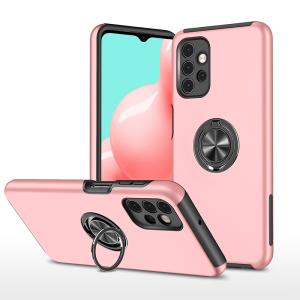 Hybrid Shock Absorbing Case with Kickstand for Samsung Galaxy A13 5G / A04S - Pink