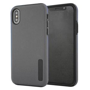 Hybrid Shock Absorbing Case for Moto One Action - Grey