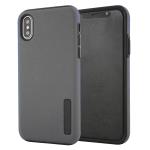 Hybrid Shock Absorbing Case for Moto One Action - Grey