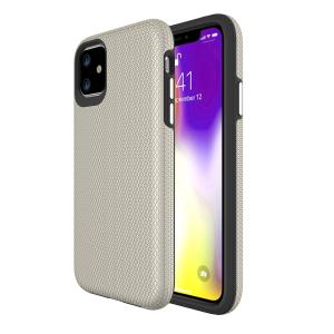 Triangle Shockproof Case with Anti Slip Grains for Apple iPhone 12 Mini - Golden
