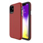 Triangle Shockproof Case with Anti Slip Grains for Apple iPhone 12 Mini - Red