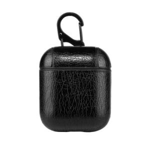 Leather Case for AirPods 1st/2nd Gen - Black