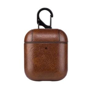 Leather Case for AirPods 1st/2nd Gen - Brown