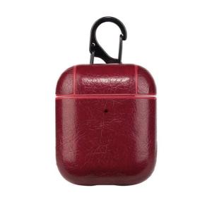 Leather Case for AirPods 1st/2nd Gen - Wine