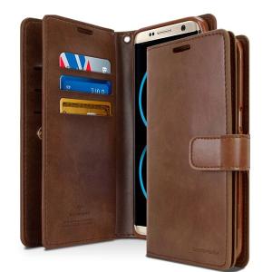 Goospery Mansoor Wallet Diary Case for Samsung S9 - Brown