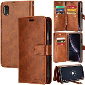 Goospery Mansoor Wallet Diary Case for Apple iPhone X/XS - Brown