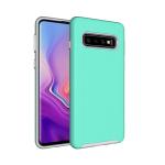 Triangle Shockproof Case with Anti Slip Grains for Samsung Galaxy S10 - Teal