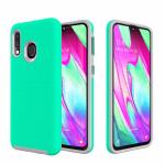 Triangle Shockproof Case with Anti Slip Grains for Huawei P20 Lite - Teal