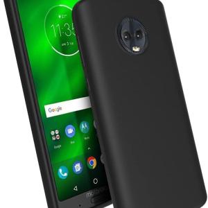 Slim Matte Soft TPU Case for Moto G6 Play - Black