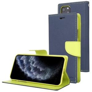 Goospery Fancy Diary Wallet Case for Samsung Galaxy S8 Plus - Navy Blue