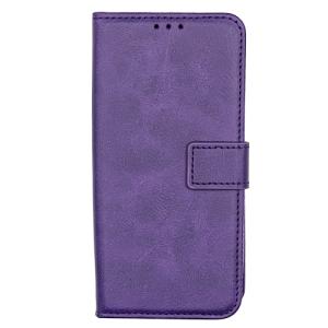 PU Leather Wallet Case for Moto G Power 5G (2023) - Purple