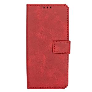 PU Leather Wallet Case for Moto G Power 5G (2023) - Red
