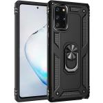 Armor Hybrid Military Case with Ring Kickstand for Samsung Galaxy Note 20 Ultra- Black