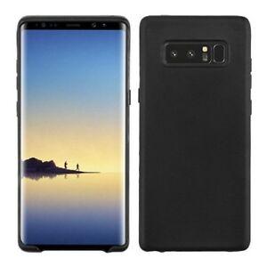 Slim Matte Soft TPU Case for Samsung Note 8 - Black