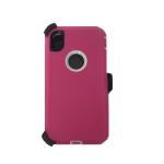 Triple Layer Protection Case & Belt Clip for Apple iPhone X/XS - Pink