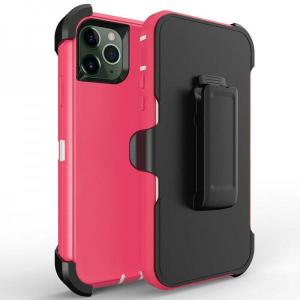 Triple Layer Protection Case & Belt Clip for Apple iPhone 11 Pro - Pink
