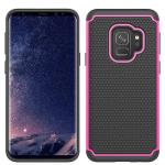 Anti Drop Total Defense Case for Samsung Galaxy S9 - Hot Pink
