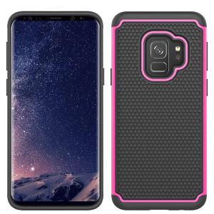 Anti Drop Total Defense Case for Samsung Galaxy S8 Plus - Hot Pink